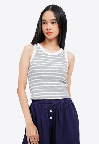 Striped Tank Bra