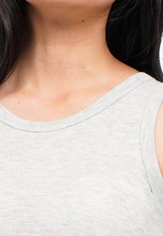 Contrast Details Tank Bra Top