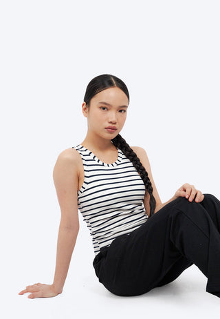 Round Neck Sleeveless Bra Top