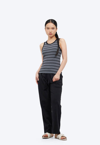 Stripes Sleeveless Bra Top
