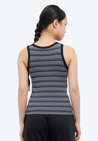 Stripes Sleeveless Bra Top