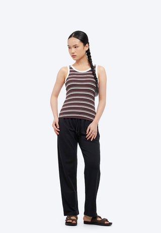 Stripes Sleeveless Bra Top