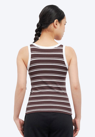 Stripes Sleeveless Bra Top