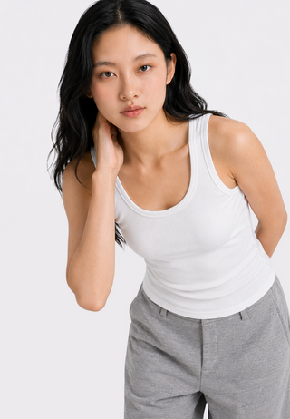 Sleeveless Fitted Bra Top