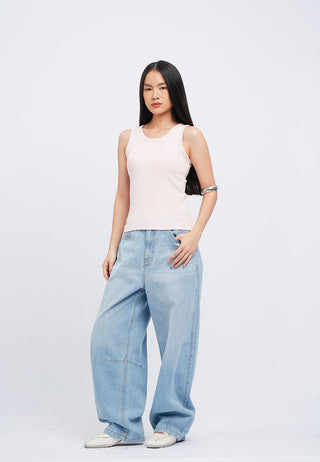 Sleeveless Textured Bra Top