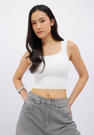 Square Neck Sleeveless Bra Top