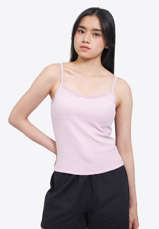 Striped Cami Bra Top