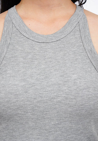 Halter Neck Tank Bra Top