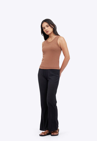 Sleeveless Fitted Tank Bra