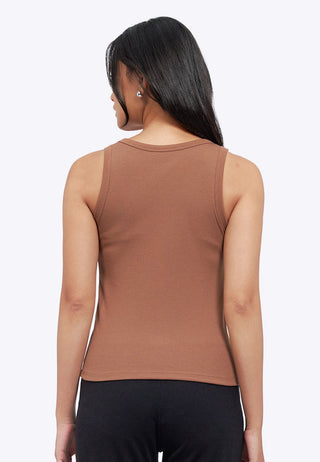 Sleeveless Fitted Tank Bra