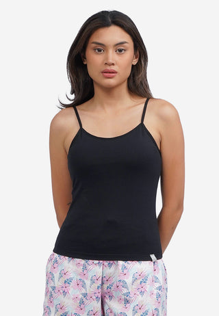 Basic Tank Bra Top Black