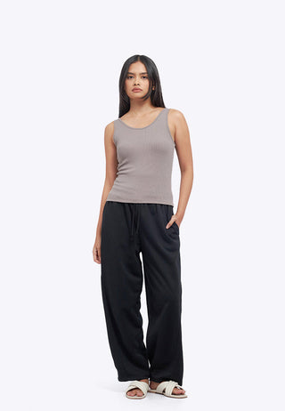 Round Neck Fitted Bra Top
