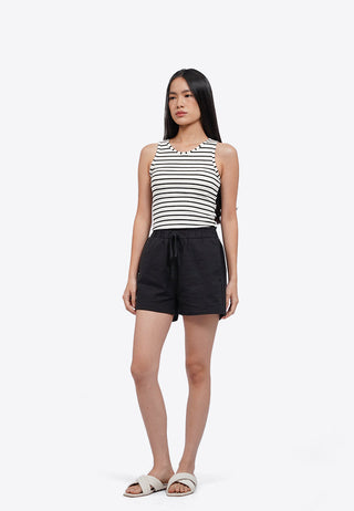 Stripes Sleeveless Bra Top