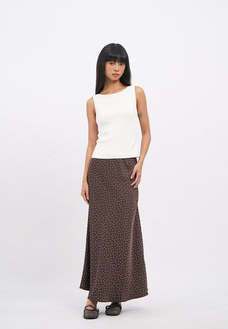 Boat Neck Fitted Sleeveless Top