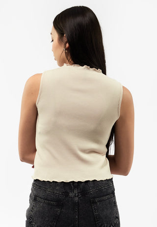 Textured Sleeveless Top