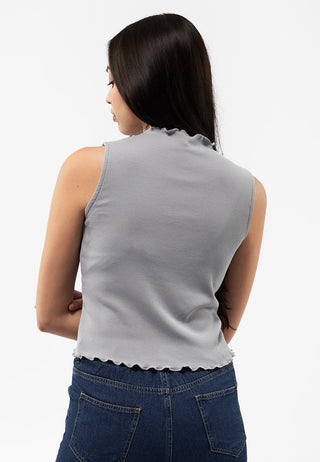 Textured Sleeveless Top