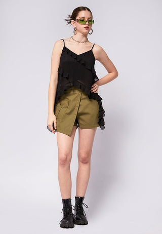 Ruffled Crop Tanktop