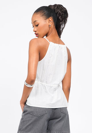 Halter Neck Sleeveless Top