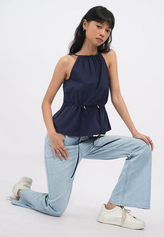 Halter Neck Sleeveless Top