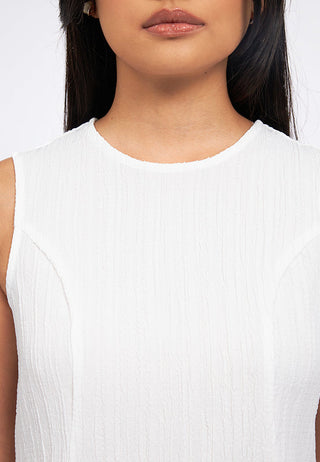 Textured Sleeveless Top