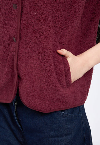 Textured Fleece Vest
