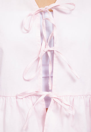 Tied Front V-Neck Vest