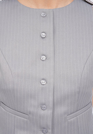 Round Neck Fitted Vest