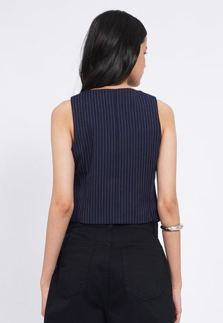 Round Neck Fitted Vest