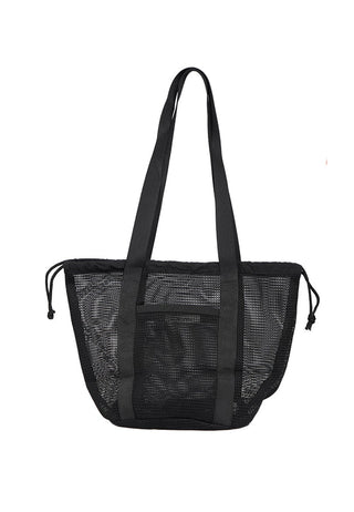 Black Net Tote Bag