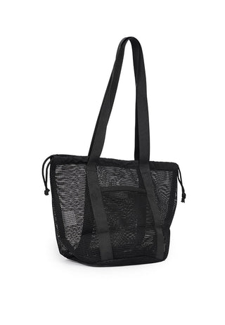 Black Net Tote Bag