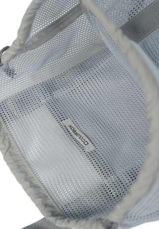 Grey Net Tote Bag