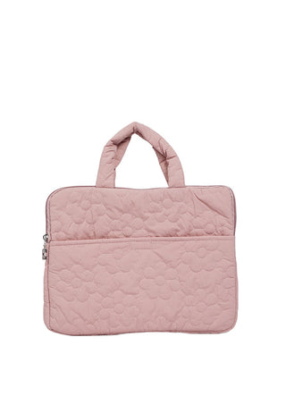 Pink Quilted Laptop Sleeve