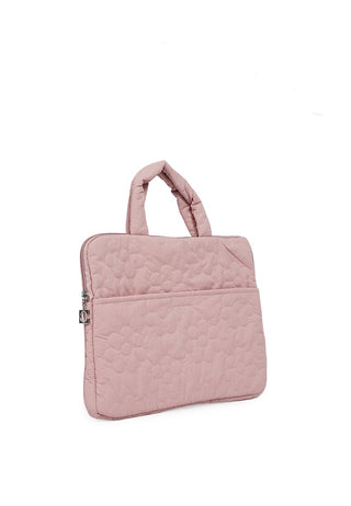 Pink Quilted Laptop Sleeve
