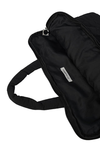 Black Quilted Laptop Sleeve