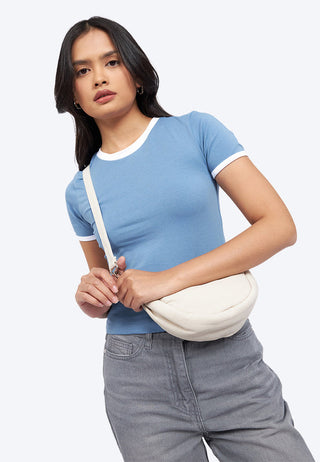 Cream Sling Bag