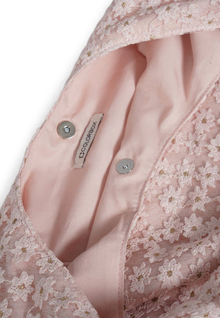 Soft Pink Floral Shoulder Bag