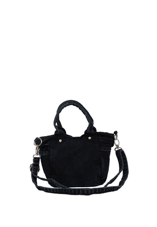 Black Denim Sling Bag