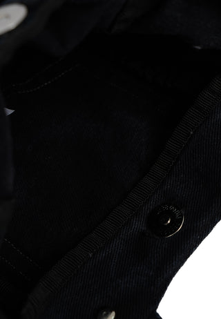 Black Denim Sling Bag