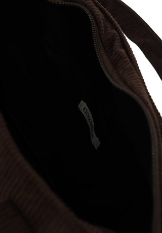 Brown Corduroy Tote Bag