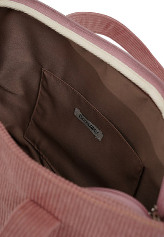 Soft Pink Corduroy Tote Bag