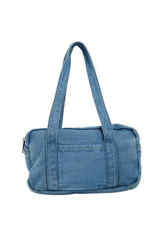 Denim Charm Tote Bag