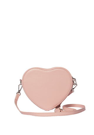 Love Shape Sling Bag in Dusty Pink