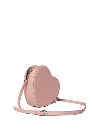 Love Shape Sling Bag in Dusty Pink