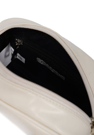 Off White Mini Bag with Charm