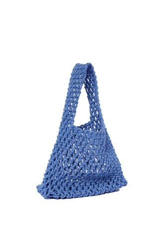 Blue Crochet Bag