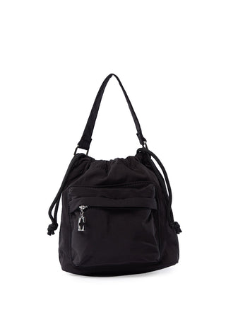 Black Drawstring Bag