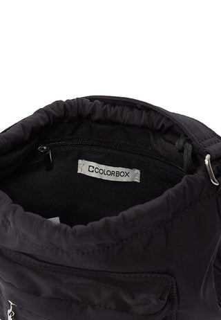 Black Drawstring Bag