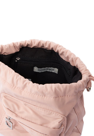 Dusty Pink Drawstring Bag