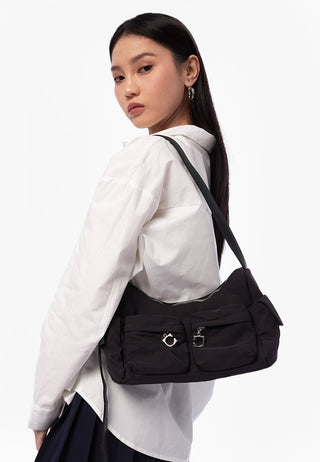 Double Pocket Shoulder Bag