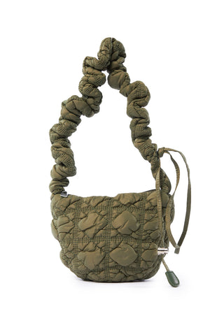 Olive Puffy Bag